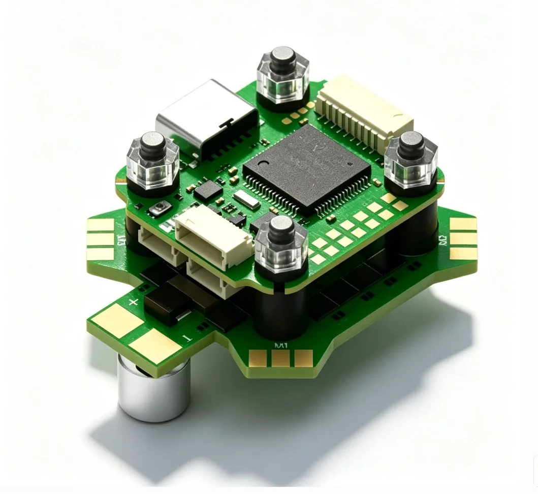 BoMasMiFlight BLITZ Mini ATF435 Stack BLITZ Mini ATF435 Flight Controller + BLITZ Mini E55S 4-in-1 ESC 2-6S 20×20mm FPV Racing D
