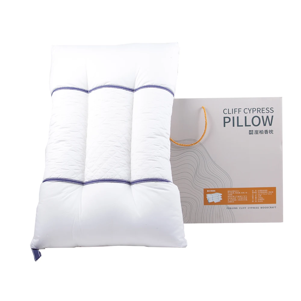 Healthy Sleeping Natural Cliff Cypress Pillow Sleep Memory Foam Pillow