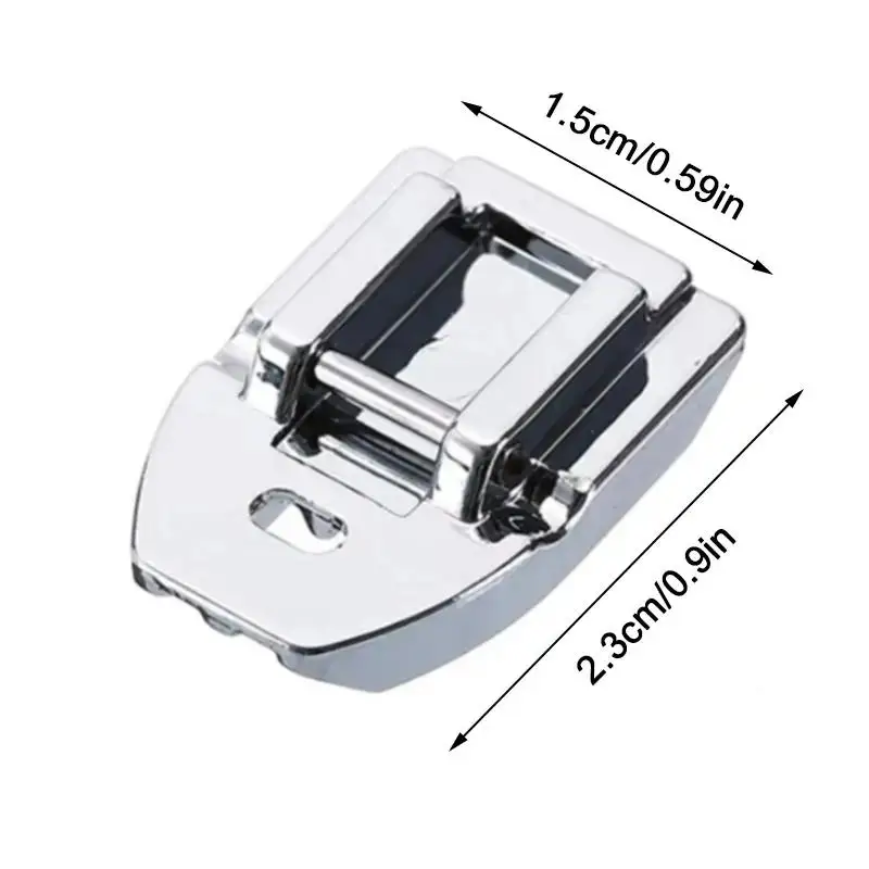 1PC Invisible Concealed Zipper Presser Foot Feet Replacement for Brother Singer Janome Sewing Machine Parts view 3