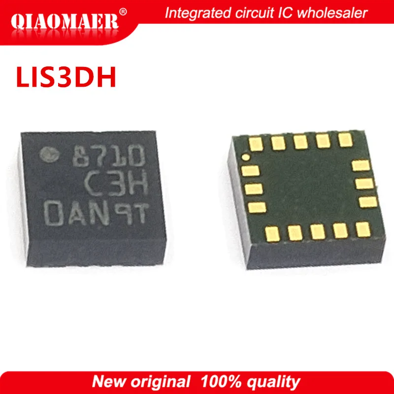 LIS3DHTR 3-axis acceleration sensor chip screen-printed C3H patch LGA16 LIS3DH