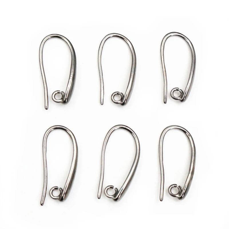 20x11mm 10pcs High Quality 7 Colors Plated Brass French Earring Hooks Wire Earrings Clasps Settings Base Settings Whole Sale