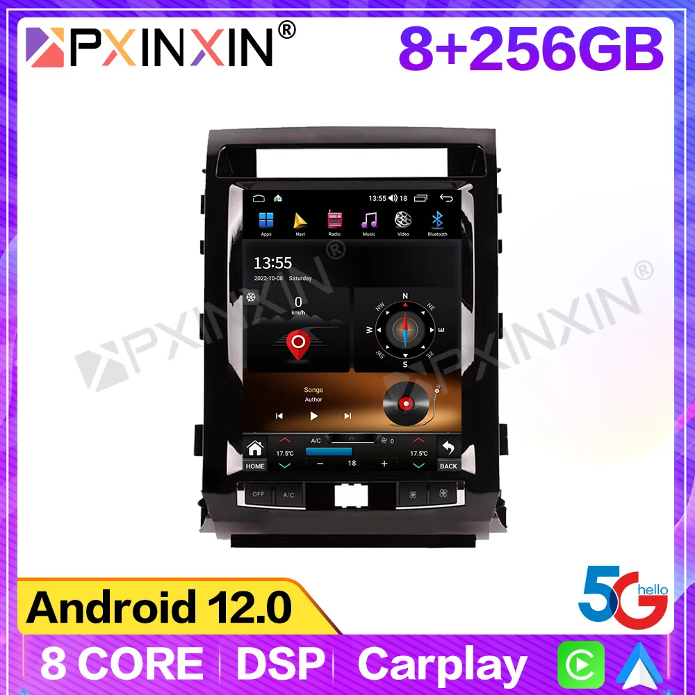 

Android 13 Car Radio For Toyota Land Cruiser LC200 2008-2015 Car Multimedia Player GPS Navigation Auto Stereo Radio Headunit