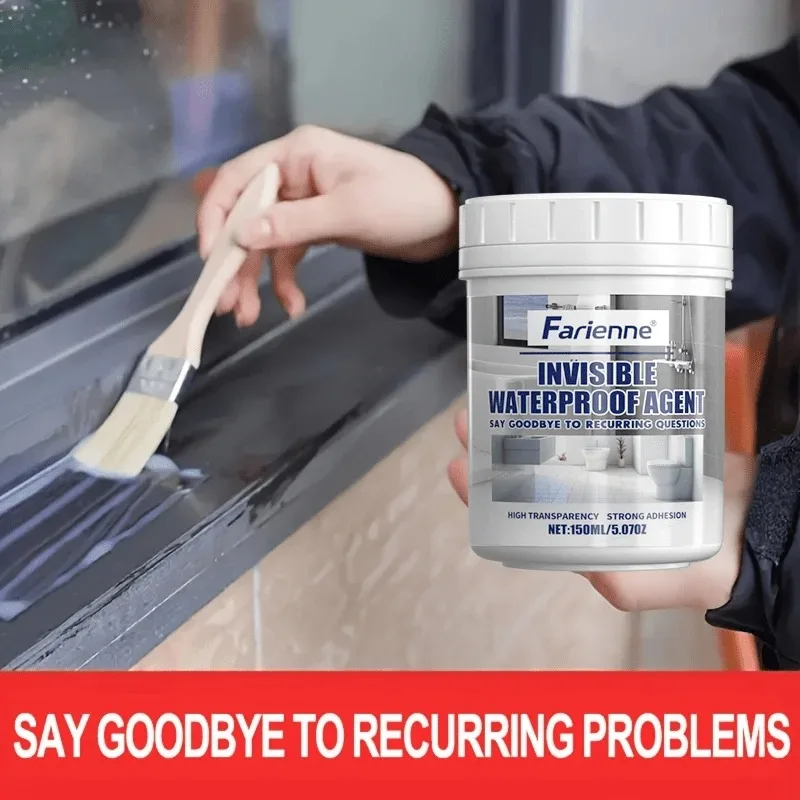Transparent Waterproof Sealant, Invisible Waterproof Sealant with Super Adhesive Insulation Coating, Suitable for RV Exterior