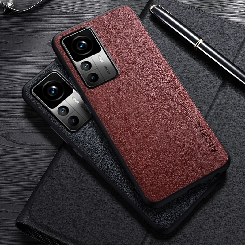 Case For Xiaomi 12T Pro Simple Design Luxury Leather Business Cover For Xiaomi 12T Case