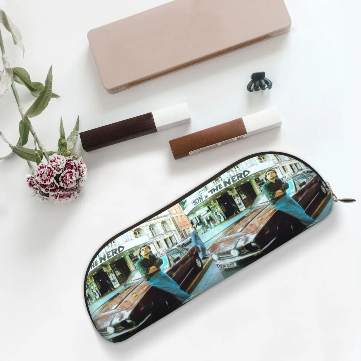 

Винтажный крутой пенал Rowan Atkinson Aka Mr Bean, держатель для ручек, канцелярские принадлежности, большая вместительная коробка для ручек, сумка для карандашей