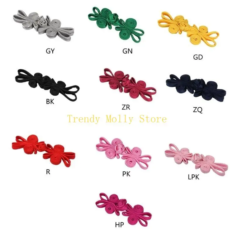 

N5KB Cheongsam Buttons Knots Closure Sewing Fasteners for Cheongsam Han Suit