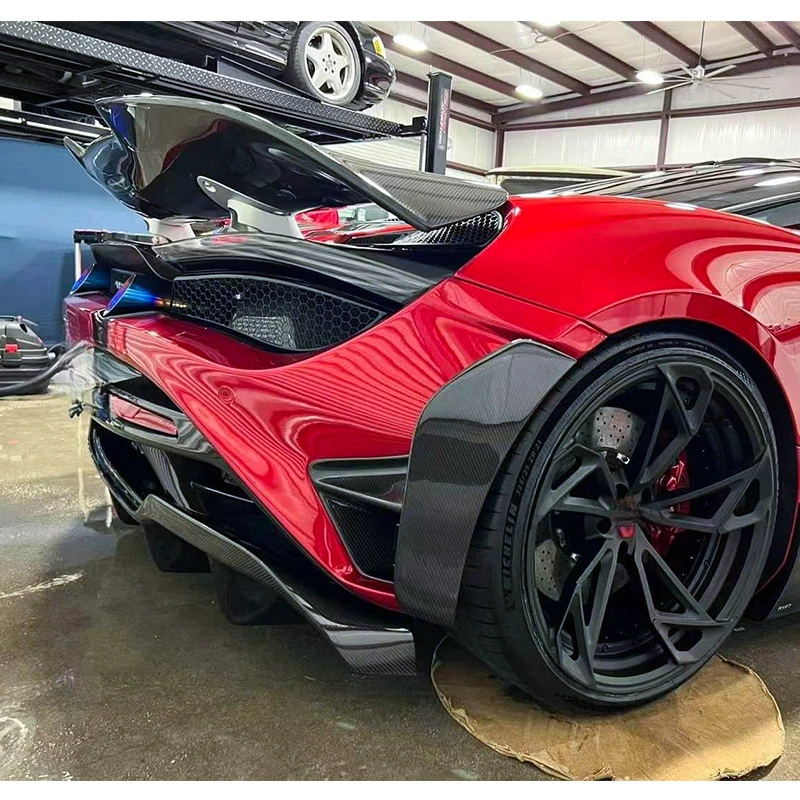 High Quality Dry Carbon Fiber Single Deck Rear Wing Spoiler Exterior Accessories 720S