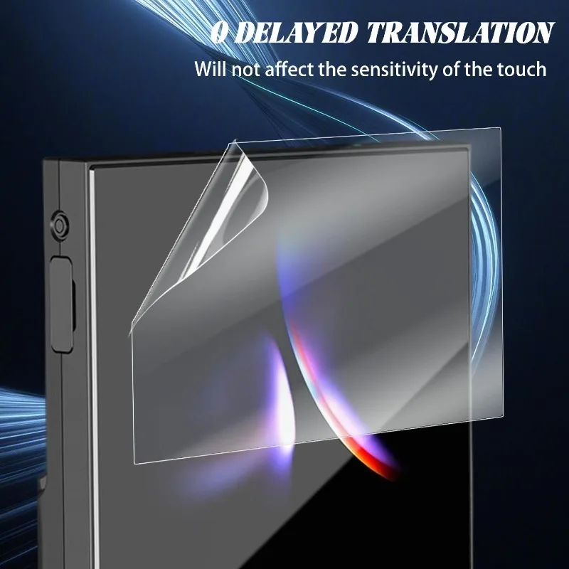 3/2/1PCS HD Clear Scratch Resistant Full Cover Hydrogel Films for Anbernic RG477V Game Console Screen Protector Film Not Glass