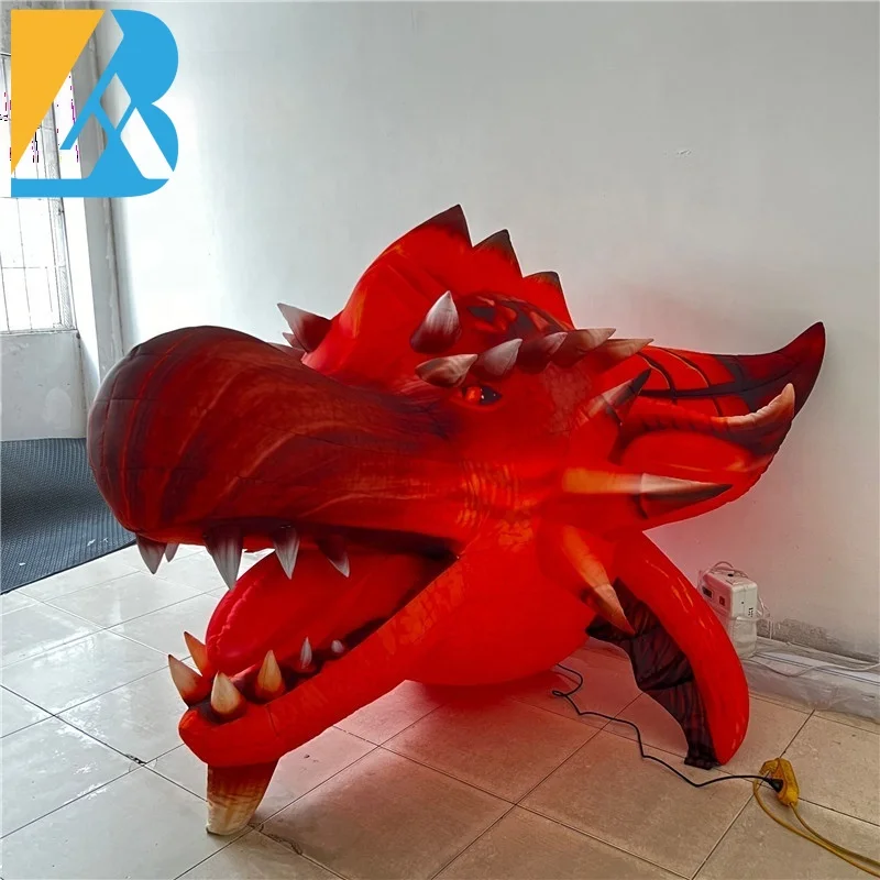 Large Custom Inflatables Giant Inflatable Dragon Head for Party Decoration Toys