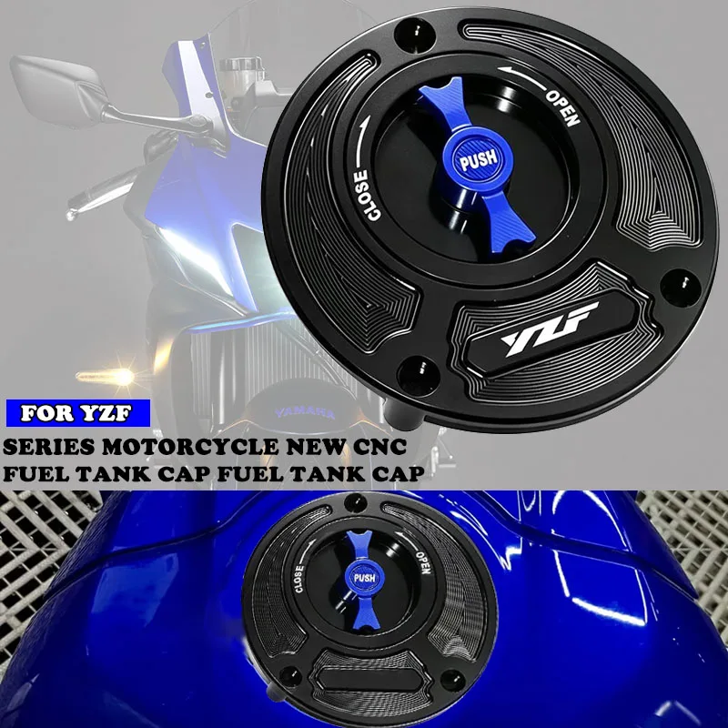 series motorcycle new CNC fuel tank cap fuel tank cap For YZF R1 R1M R3 R6 R6S R7 R9 R15 R15V3 R125