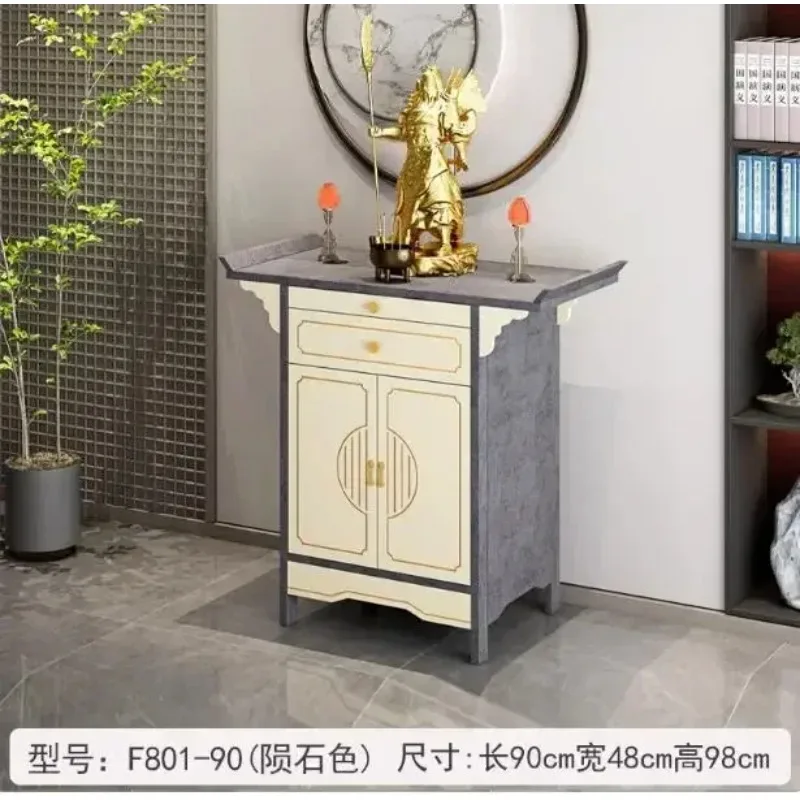 FO-27  Shrine Table Incense Case Household New Chinese-style Buddhist Scene Table