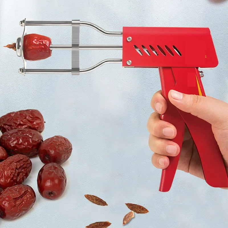 New Red Jujube Corer Stainless Steel To Go Jujube Hu Hawthorn Cherry Hu Tool Multi-functional Jujube Core Artifact Household