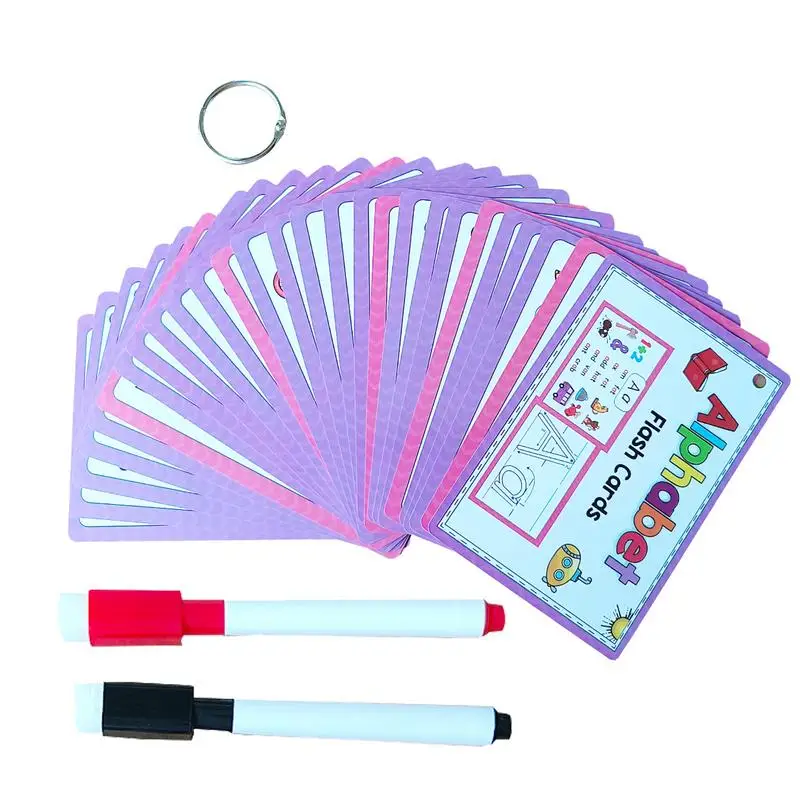 Alphabet Flash Card Toy Kids Learning Cards Early Learning Flash Cards Letter Recognition Cards Developmental Early Learning