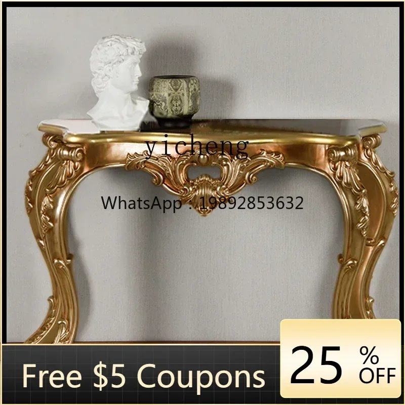 

W -31entrance table semi-round entrance door long case living room narrow table decoration against the wall side cabinet
