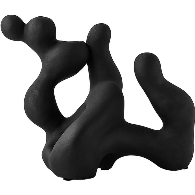 Home Decoration Candle Holder Ceramic Irregular Candlestick Wave Point Bedroom Atmosphere Photography Prop Wedding Decoration