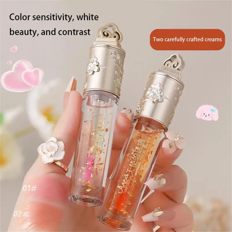 Non Stick Lip Gloss 6ml Non Stick Cup Water Feeling Moisturizing Temperature Change Lip Makeup Water-based Lip Gloss Hold Makeup