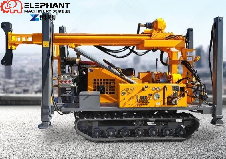 300m Air Water Dual Use Deep Well Drilling Machine Stable Performance