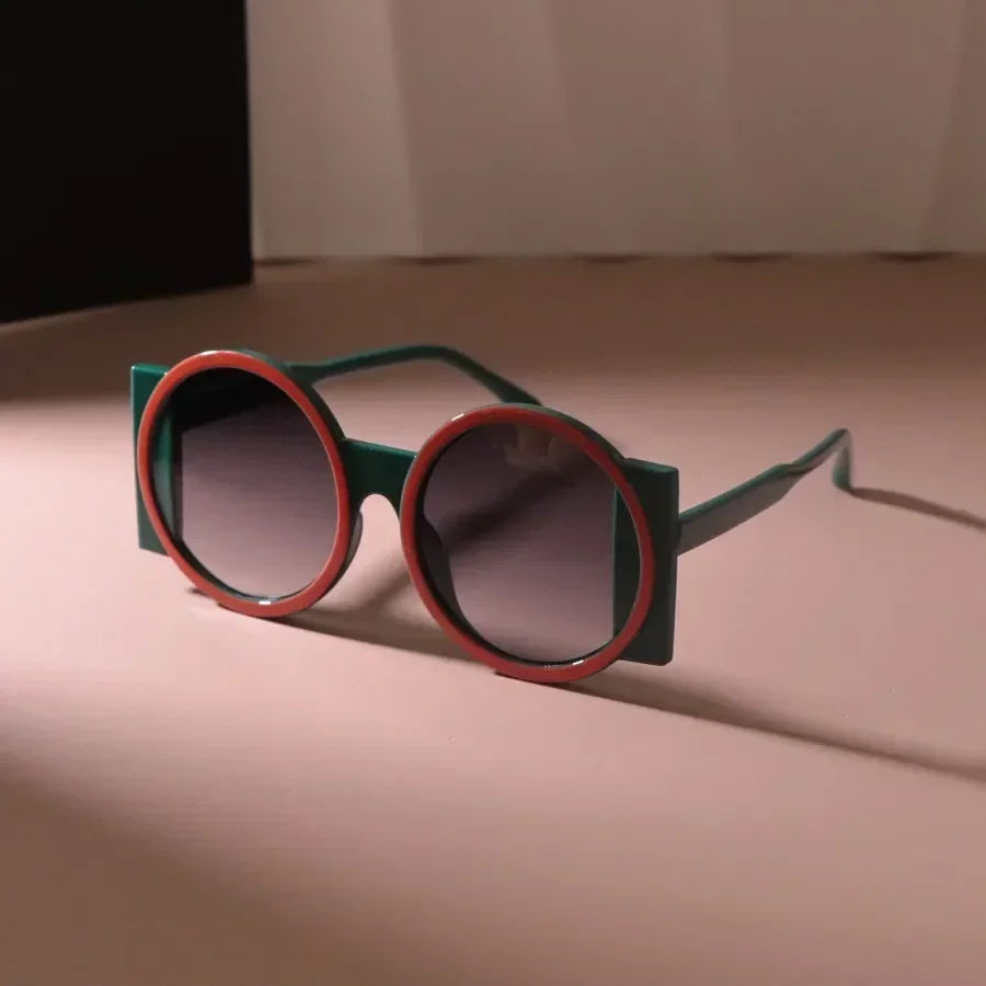 Beautiful Big Frame Round Sunglasses Women Men Sun Glasses Female Mirror Colors Designer Brand Fashion Trendy Eyewear