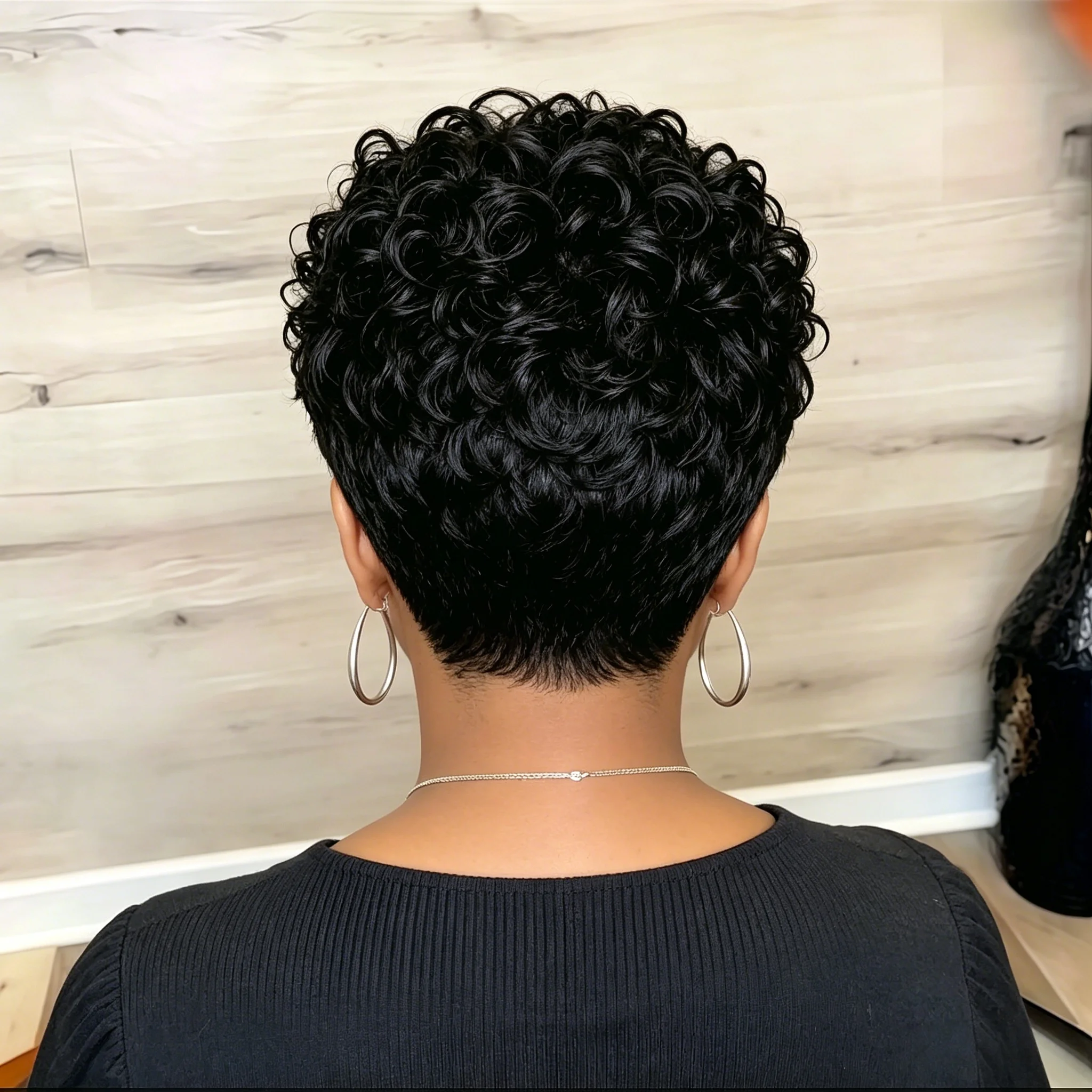8 Inches Pixie Cut Wigs for Women with Bangs