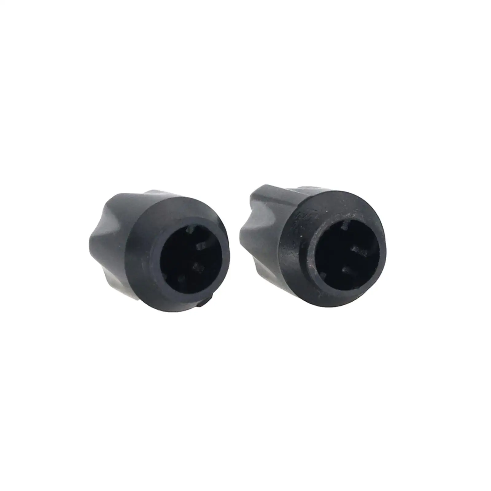 2Pcs Radio Volume Channel Knob Button Cap,Black,Radio Volume and Channel Knob,Button Lid Direct Replacement for Easy to Install
