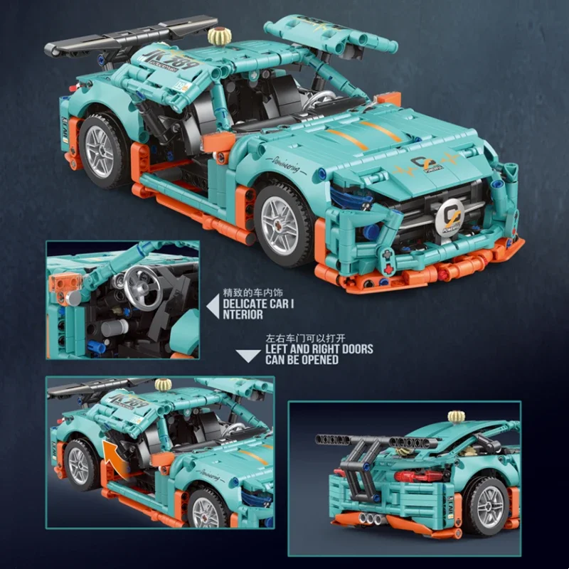 

Новый высокотехнологичный DECOOL 33020 33023 33024, спортивный гоночный автомобиль, модель DIY, строительные блоки, образовательные кирпичи, детские подарки, рождественские игрушки