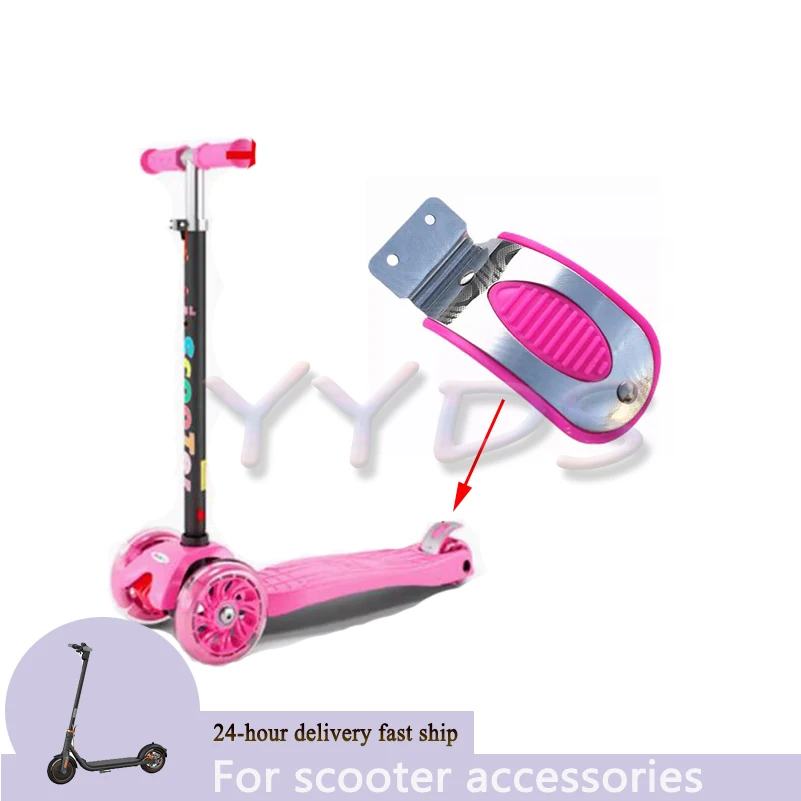 Rear Brake Pads of Scooter Parts Replacement with Screws Easy to Install Lightweight Convenient Effective Braking Accessories image 3