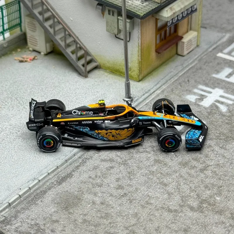 Tarmac Works 1/64 McLaren MCL36 Abu Dhabi Grand Prix 2022 Lando Norris Legering Speelgoed Motorvoertuig Diecast Metaal Model Geschenken