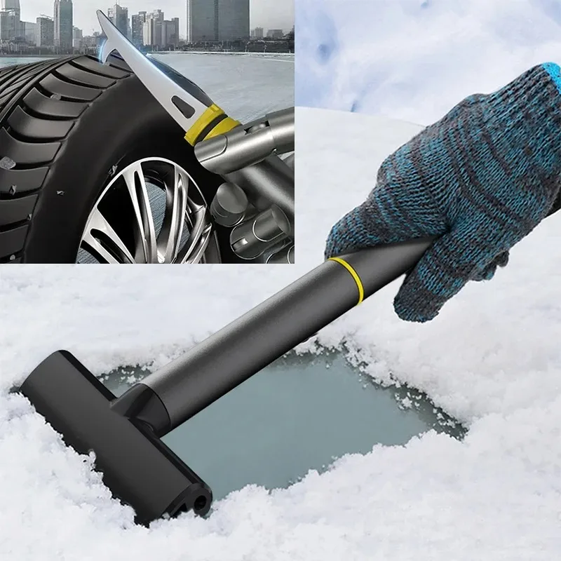 Auto Windschutzscheibe Fenster Eis Schaber Schnee Entfernung Auto Schnee Reinigung Glas Schaben Werkzeug TPU Winter Auto Eis Breaker Schnee Schaufel
