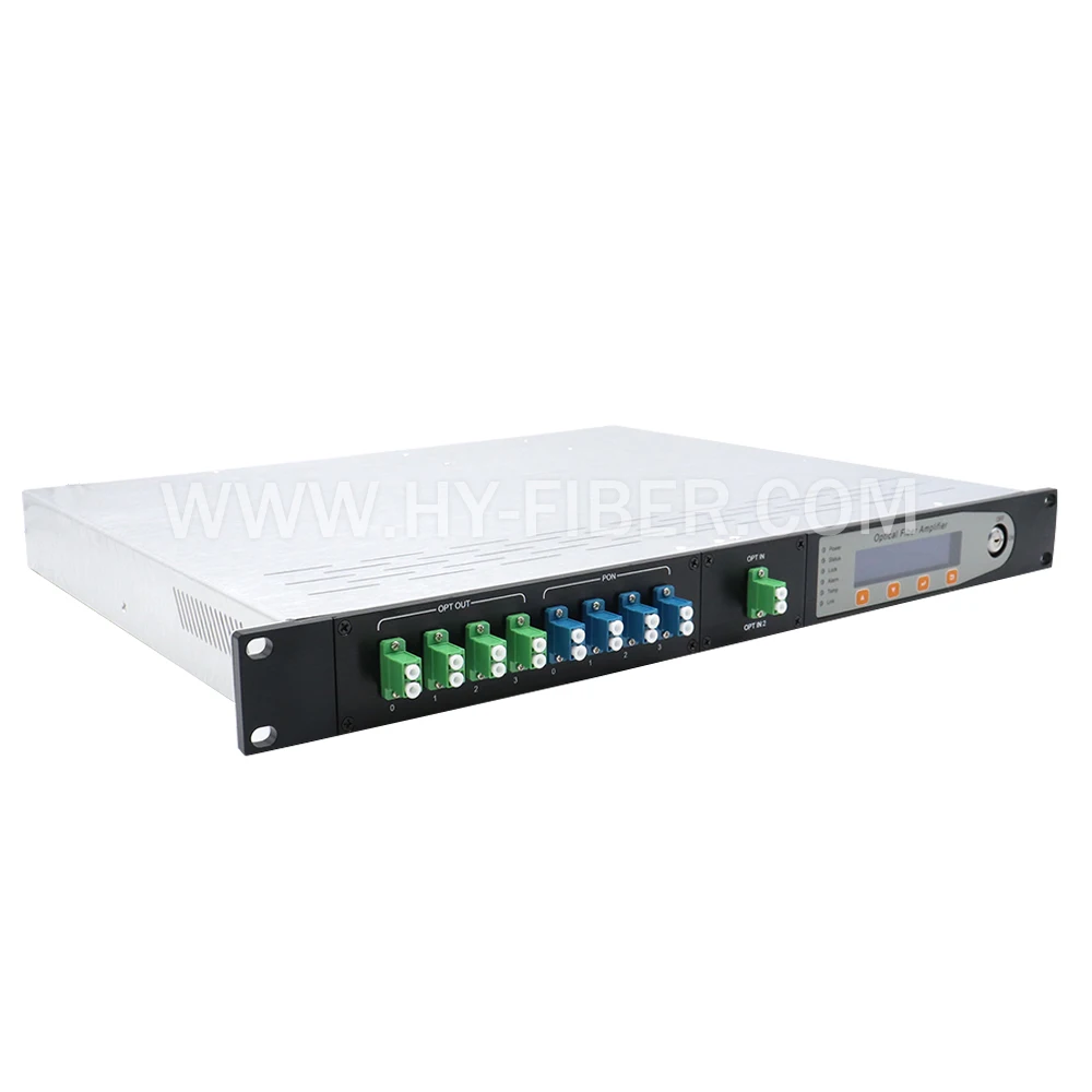 Imagem -03 - Amplificador Óptico Catv 1550nm com Wdm 22bm sc Apc Porta de Fibra Interruptor de Fibra 2x1 Vias