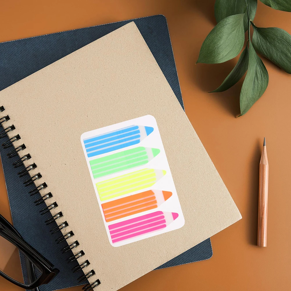 

1200 Pcs PET Highlight Tabs Translucent Sentence Markers Colorful Reading Strips Student Accessories Portable Bookmarks