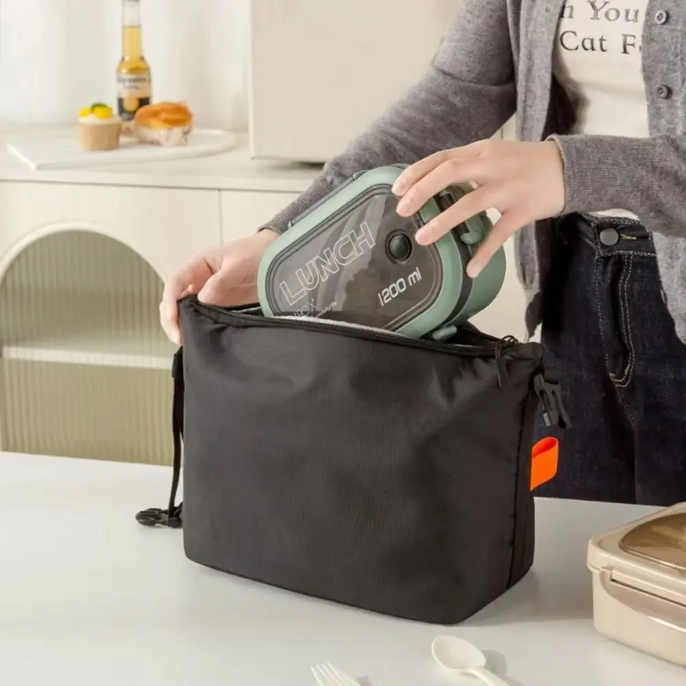 Thickened Aluminum Foil Aluminum Foil Insulated Lunch Bag Simple Style Fashionable Storage Foldable Insulation Bag