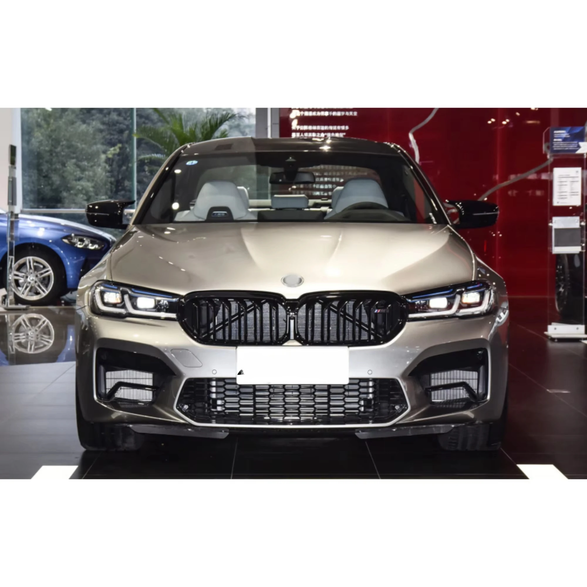 High Quality Car Body Kit for F10 11-17 to G30 M5 Front Rear Bumper Grille Hood Fenders Lamps Rear Diffuser Pipes Side Skirt 3