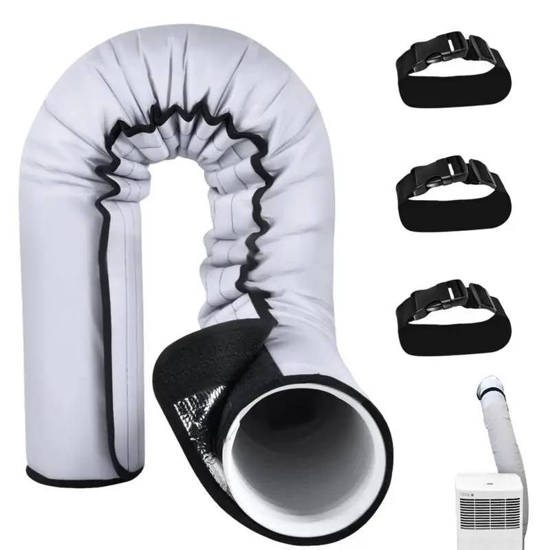 

Крышка шланга кондиционера, многоразовая крышка шланга переменного тока с пряжками, защитные детали кондиционера, инструмент для улучшения дома