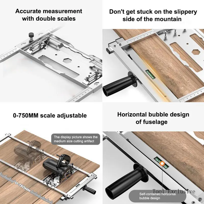 Multifunctional Electric Circular Saw Cutting Board Portable Guide Positioning Wood Cutting Board Cutting Machine Accessories