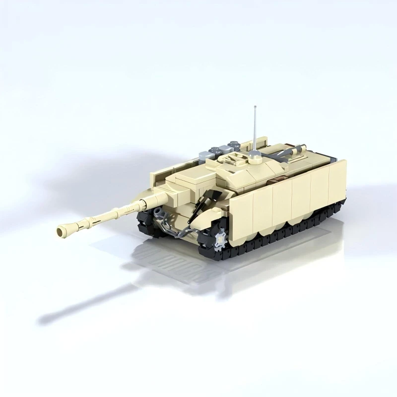 WW2 سلسلة عسكرية الألمانية دبابات المدمرة بنة MOC المزدوجة المضادة للطائرات بندقية IIB الغواصة نموذج الاطفال تجميع اللعب هدية