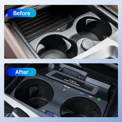 For BMW 5 6 Series G30 G38 G32 6GT 2017-2023 LHD car wireless charger for iphone