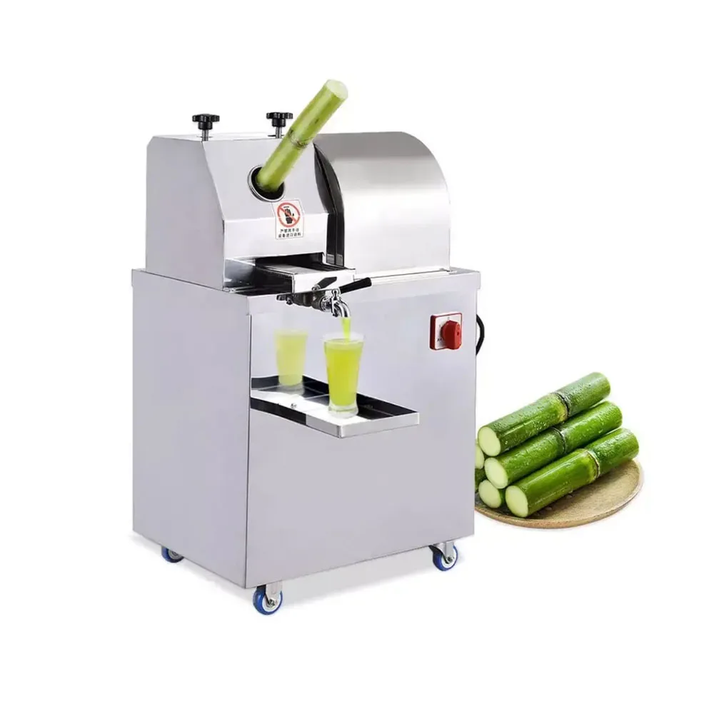 China 3 Rollers Professional Commercial Electric Stainless Steel Sugar Cane Sugarcane Juicer Extracting Processing Machine