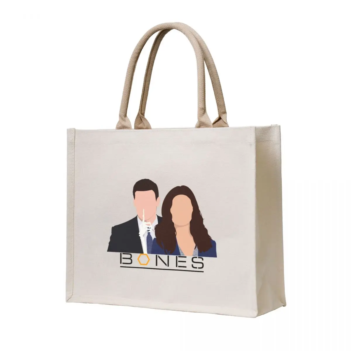 

Booth and Brennan Bones TV Tote Bag personalized tote bag canvas tote shopping cart bags Large bags for women