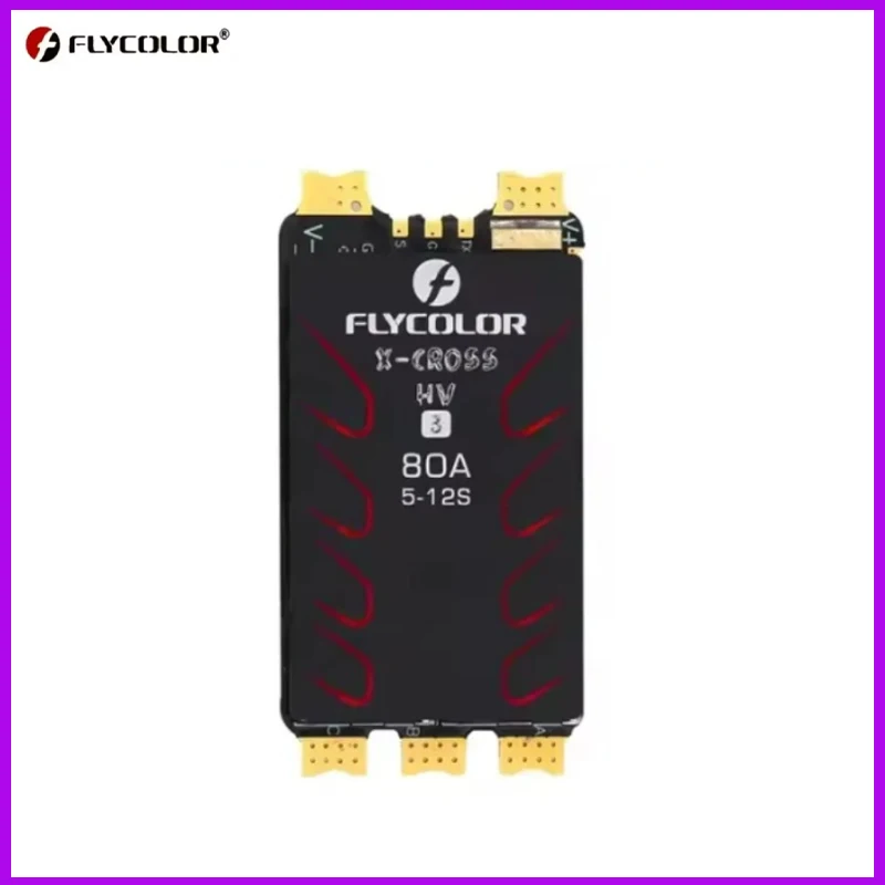 FLYCOLOR 60A/80A/120A/160A X-CROSS HV 3 RC ESC  5-12S BLHeli-32 64MHz 32-Bit Brushless speed Controllers for RC FPV Racing Drone