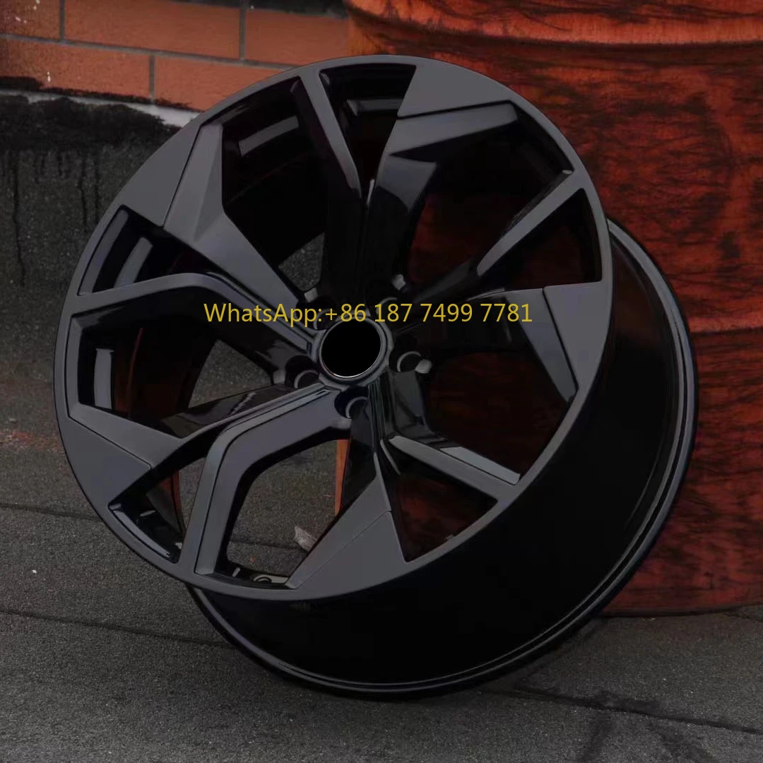 

6061-T6 Aluminum 17 18 19 20 21 22 23 Inch Wheel 5x112 5x114.3 Concave Glossy Matte Black Monoblock Forged Wheels for Wholesale