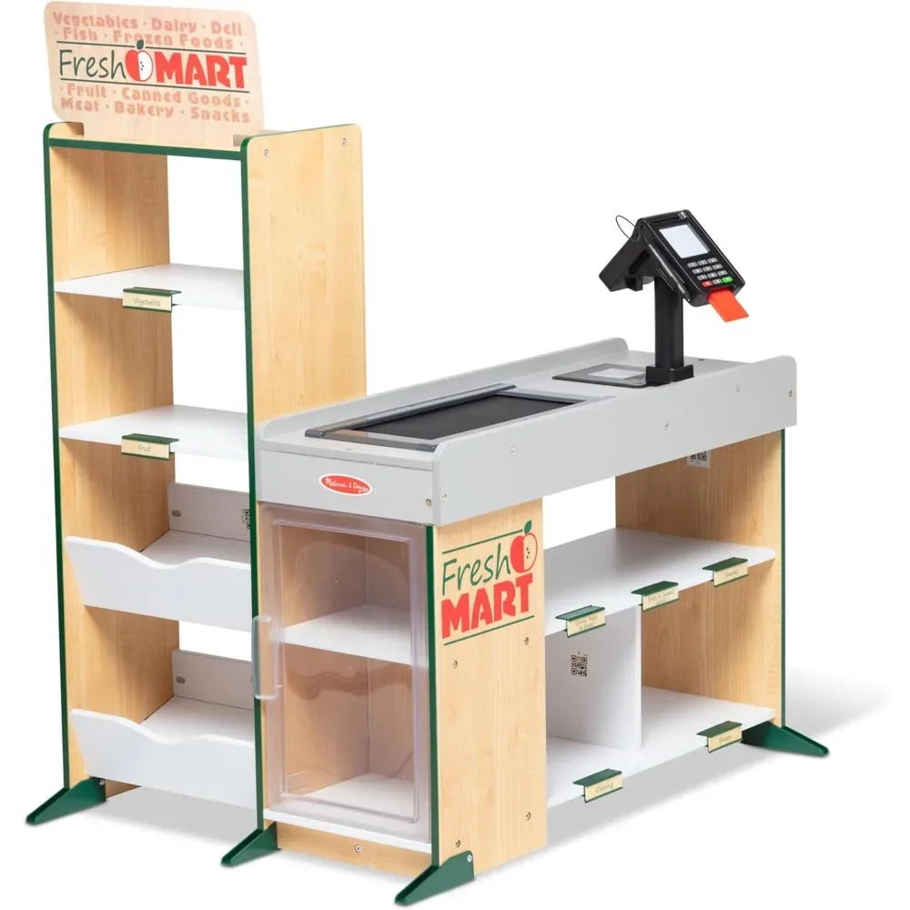 Tienda de comestibles independiente de madera Fresh Mart - Certificado FSC