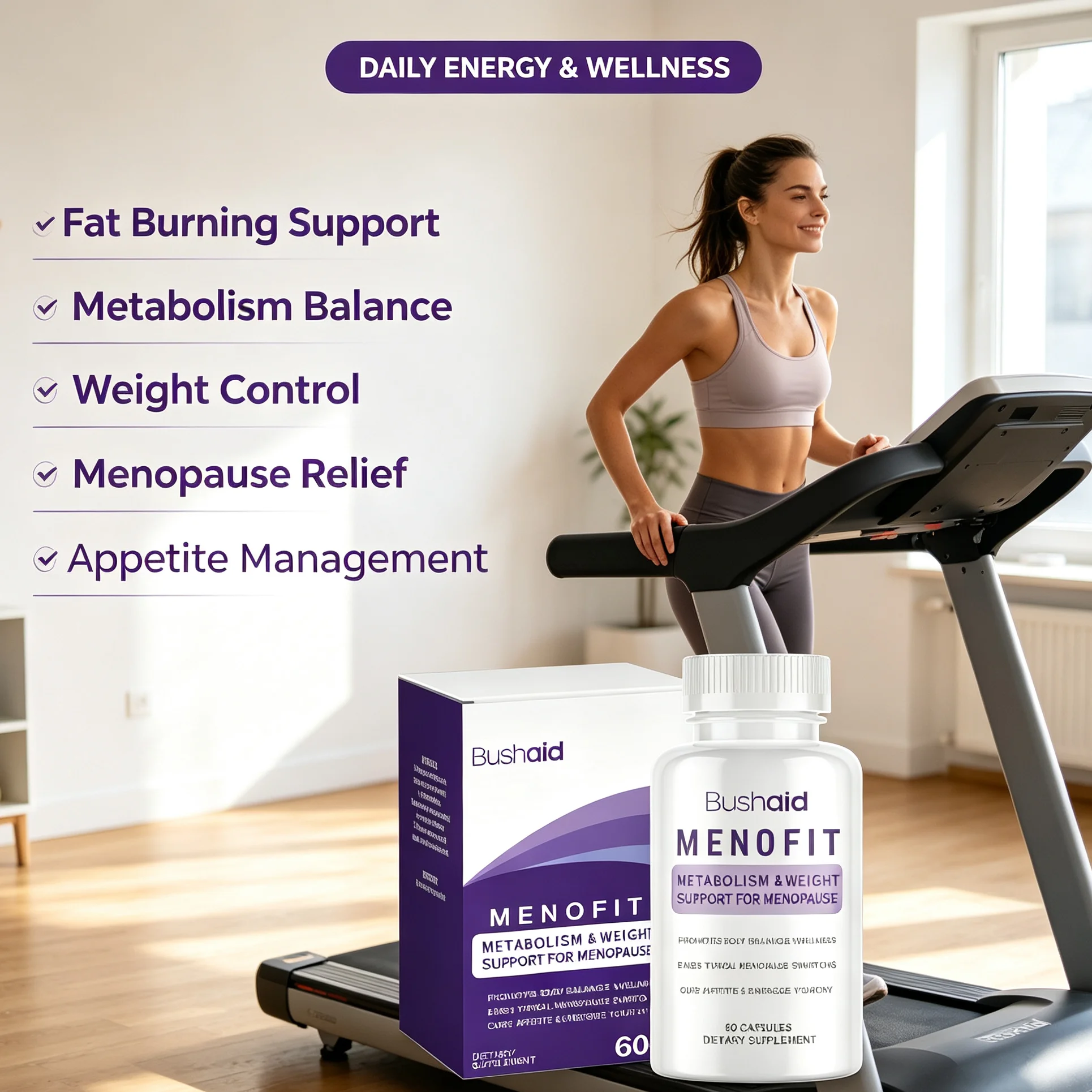 Natural Fat Burner Capsules Support Metabolism Calorie Burning Body Weight Management Dietary Supplement For Men Women