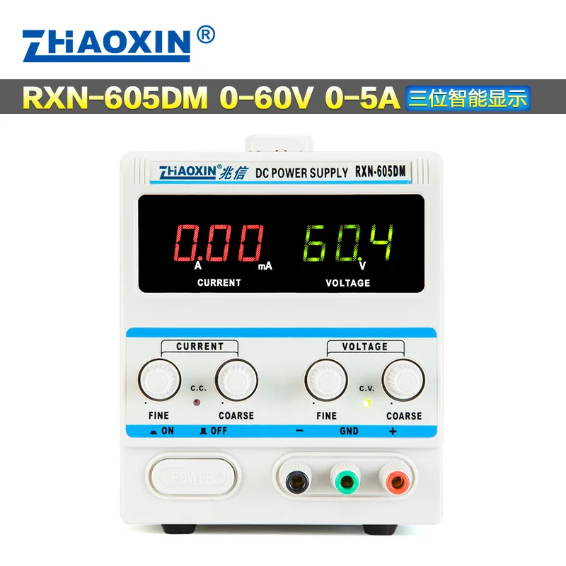 

RXN-605D/603D/602D Linear DC Regulated Power Supply Adjustable 60V 3A5A Instead of PS605D