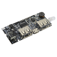 NEW 18650 Battery Charger PCB Power Module Dual USB 5V 1A 2.1A Mobile Power Bank Accessories For Phone DIY LED LCD Module Board