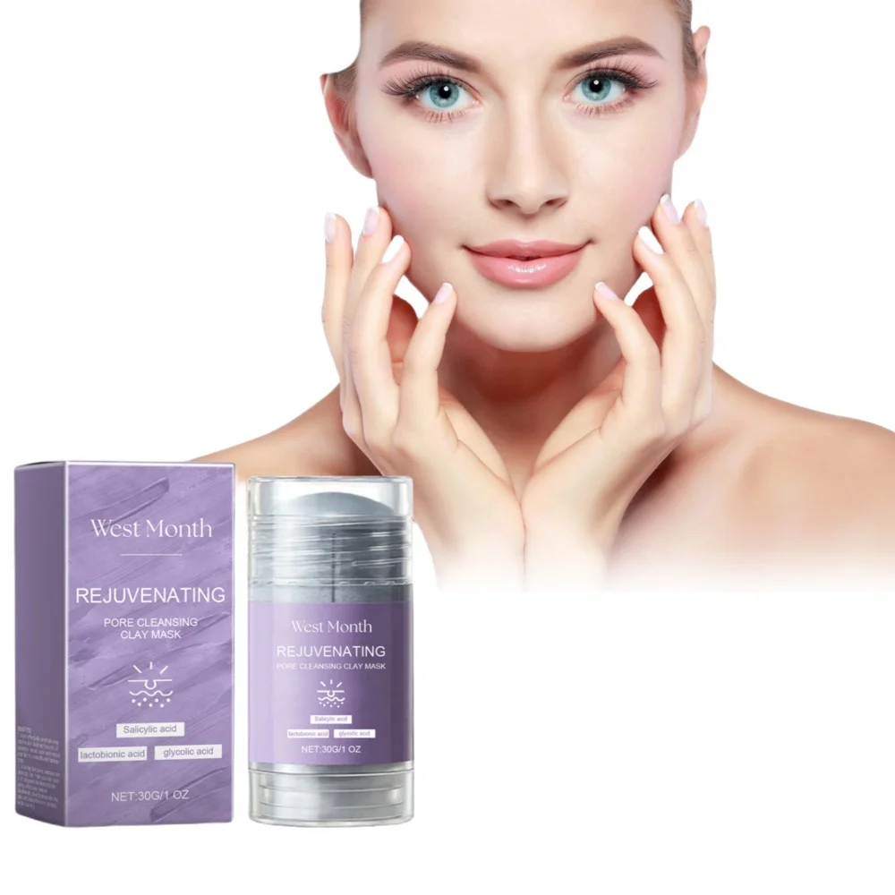 

Deep cleaning clay facial mask is applied to remove acne, shrink pores, purify dirt, control oil and moisturize