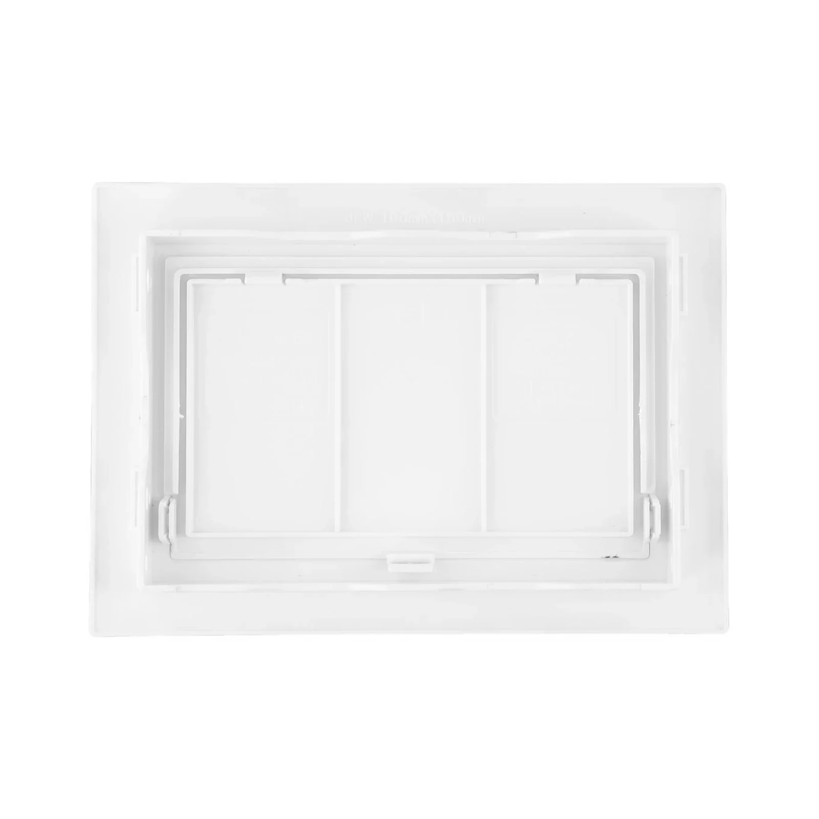 1pc Access Panel Inspection Hole ABS Access Doors Wall Ceiling White Hatch Cover Universal Plastic Push-Type Inspection Port