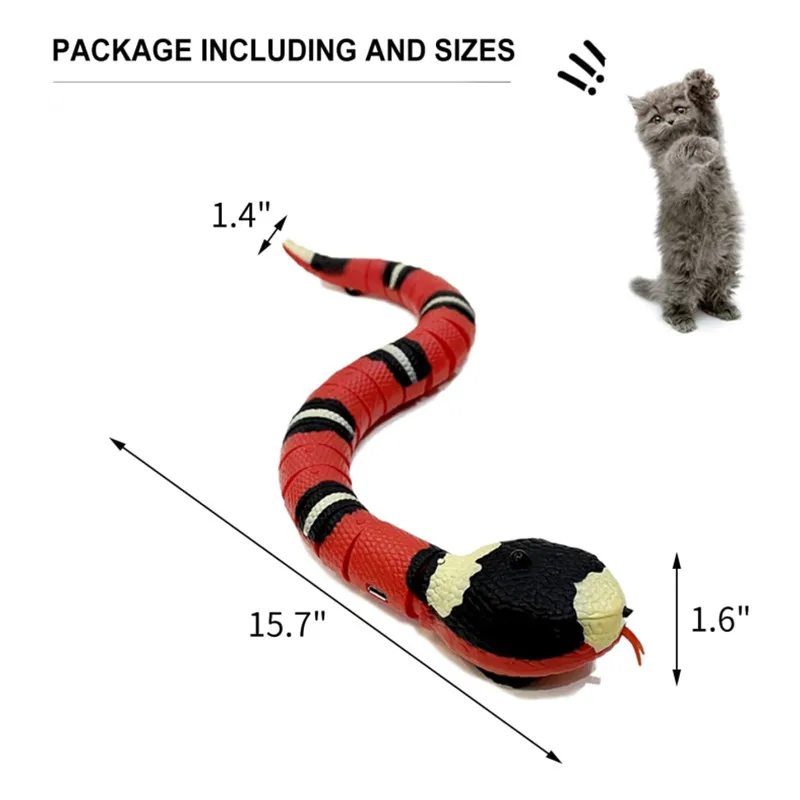 Smart Sensing Snake Toy for Cats, Pet Supplies, Home Garden Toys, Pet Products