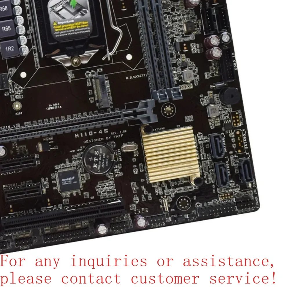 تستخدم لإبرة Tsinghua Tongfang H110-4S H110M-TS Q270-S-P 1151 مع منفذ COM M.2 اللوحة الرئيسية #3