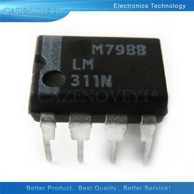10pcs/lot LM311P LM311 311P DIP-8 In Stock