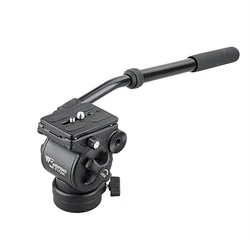 WEIFENG WF-717AH Fluid Tripod Head Drag with Handle for Photography Video DSLR